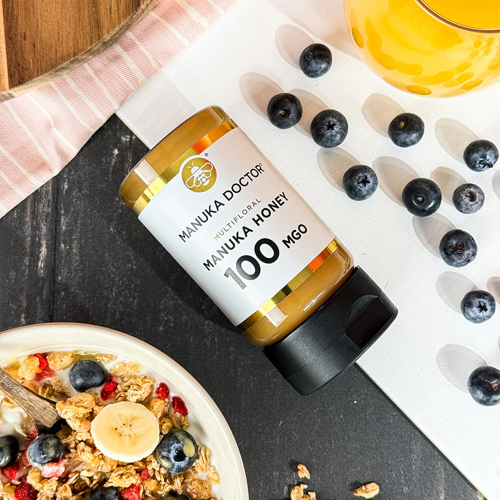 Twin Pack - 100 MGO Squeezy Manuka Honey 300g - MultiFloral - Image 2