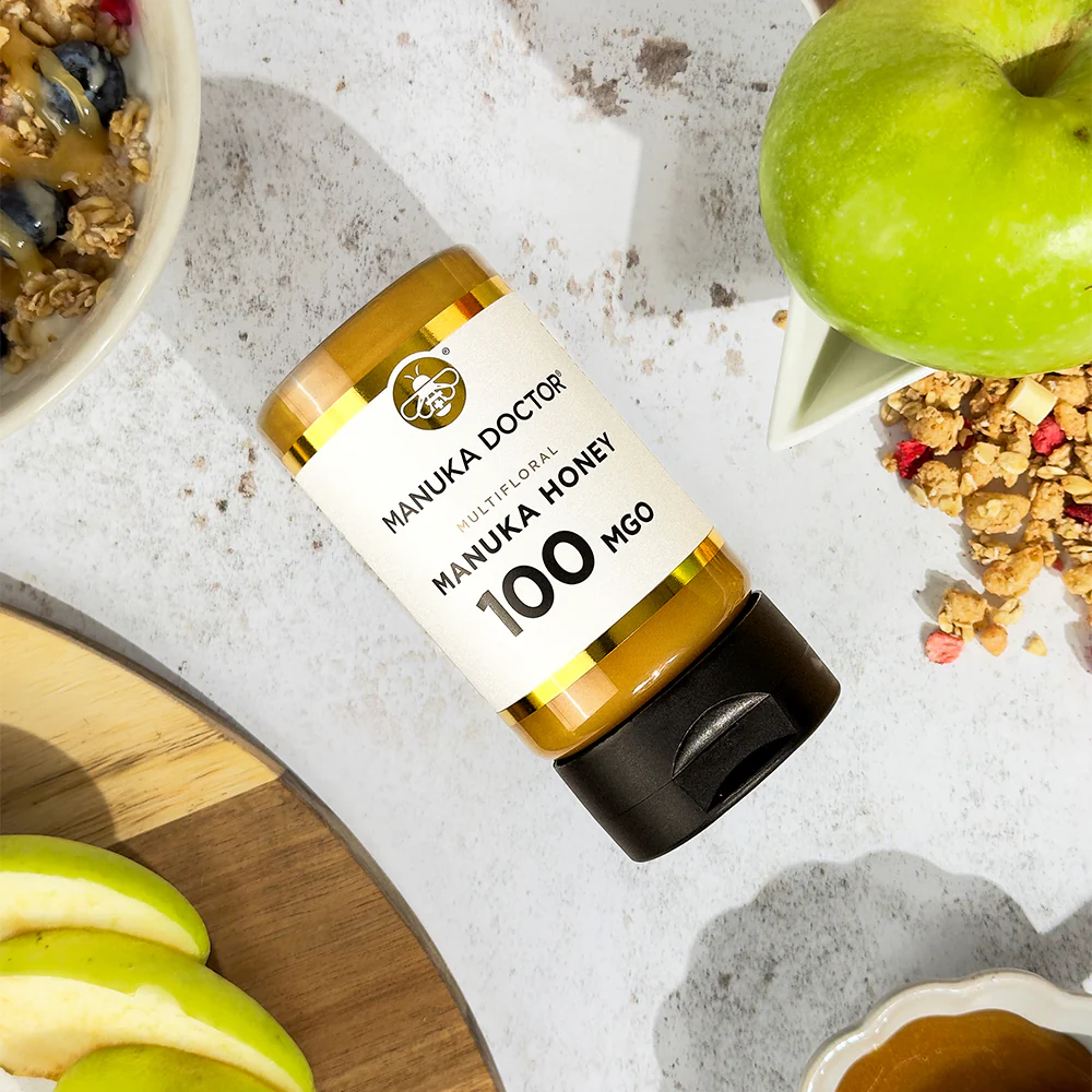 Twin Pack - 100 MGO Squeezy Manuka Honey 300g - MultiFloral - Image 6