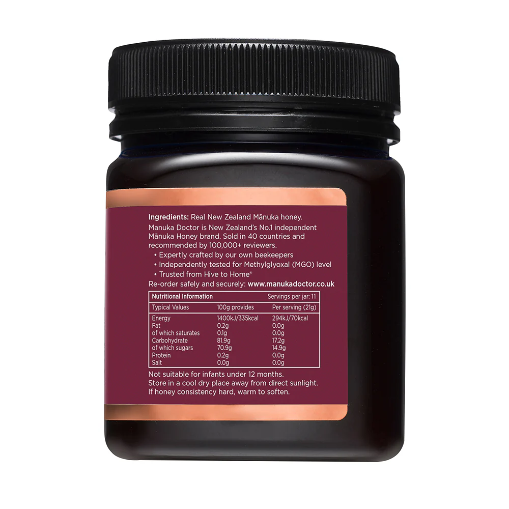 1100 MGO Manuka Honey 250g - Monofloral - Image 14
