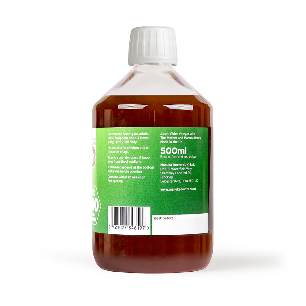 Apple Cider Vinegar with Manuka Honey - BBE Aug 2026 - Image 3