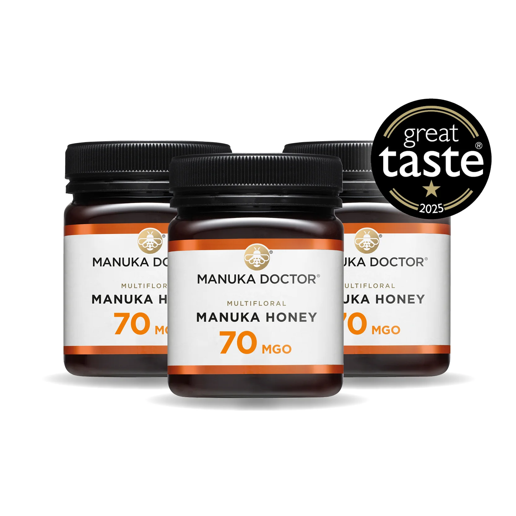 Trio Pack - 70 MGO Manuka Honey 250g